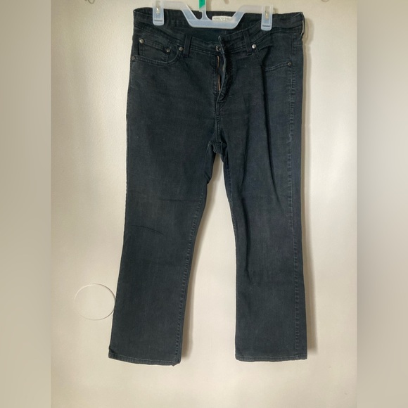 Levi’s Black Perfectly Shaping Boot Cut 512 Jeans Women’s 18W Short - Picture 2 of 4